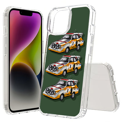Audi Quattro Print Slim Cover For Apple iPhone  (16,15,14,13,12, SE, Pro, Max, Plus), Print in USA