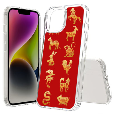 Chinese zodiac1 Print Slim Cover For Apple iPhone  (16,15,14,13,12, SE, Pro, Max, Plus), Print in USA