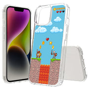 Retro Games 3 Print Slim Cover For Apple iPhone  (16,15,14,13,12, SE, Pro, Max, Plus), Print in USA