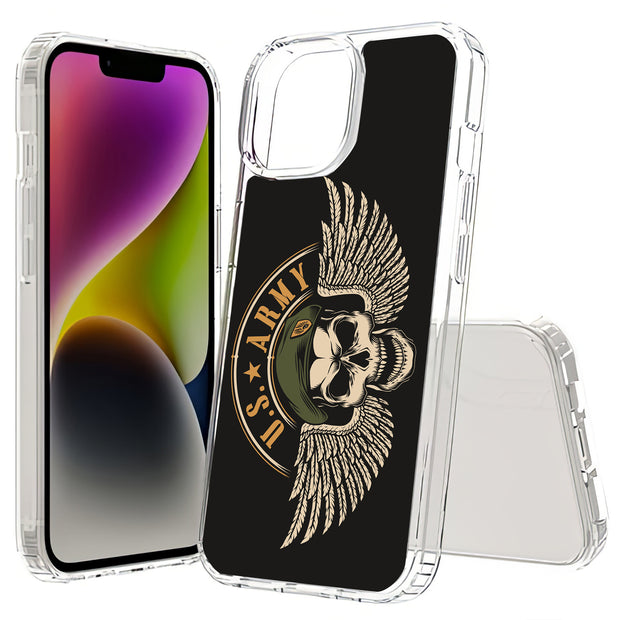 US Army 3 Print Slim Cover For Apple iPhone  (16,15,14,13,12, SE, Pro, Max, Plus), Print in USA