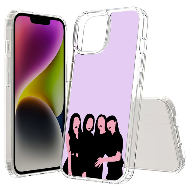 Blackpink 4 Print Slim Cover For Apple iPhone  (16,15,14,13,12, SE, Pro, Max, Plus), Print in USA