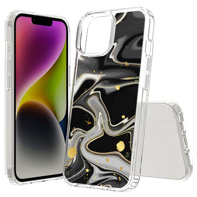 Opal Marble 14 Print Slim Cover For Apple iPhone  (16,15,14,13,12, SE, Pro, Max, Plus), Print in USA