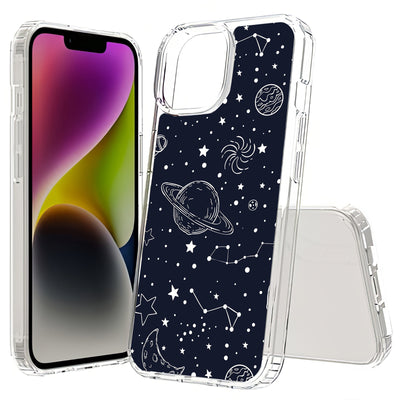 Stars Planet 11 Print Slim Cover For Apple iPhone  (16,15,14,13,12, SE, Pro, Max, Plus), Print in USA