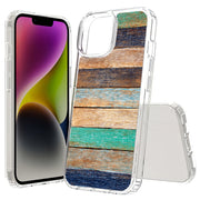 Wood 5 Print Slim Cover For Apple iPhone  (16,15,14,13,12, SE, Pro, Max, Plus), Print in USA