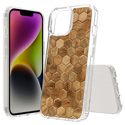 Wood 8 Print Slim Cover For Apple iPhone  (16,15,14,13,12, SE, Pro, Max, Plus), Print in USA