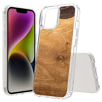 Wood 9 Print Slim Cover For Apple iPhone  (16,15,14,13,12, SE, Pro, Max, Plus), Print in USA