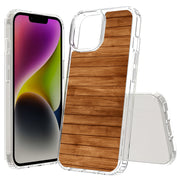 Wood 14 Print Slim Cover For Apple iPhone  (16,15,14,13,12, SE, Pro, Max, Plus), Print in USA