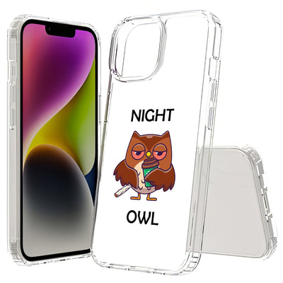 Night Owl  Print Slim Cover For Apple iPhone  (16,15,14,13,12, SE, Pro, Max, Plus), Print in USA