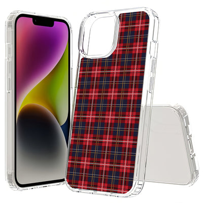 Classic Plaid 1 Print Slim Cover For Apple iPhone  (16,15,14,13,12, SE, Pro, Max, Plus), Print in USA