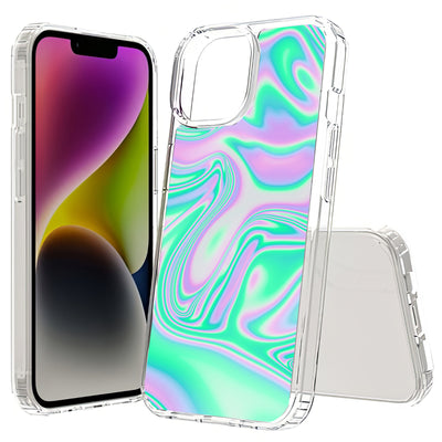 Liquid Swirls Print Slim Cover For Apple iPhone  (16,15,14,13,12, SE, Pro, Max, Plus), Print in USA