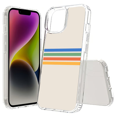 Color Stripes 1 Print Slim Cover For Apple iPhone  (16,15,14,13,12, SE, Pro, Max, Plus), Print in USA