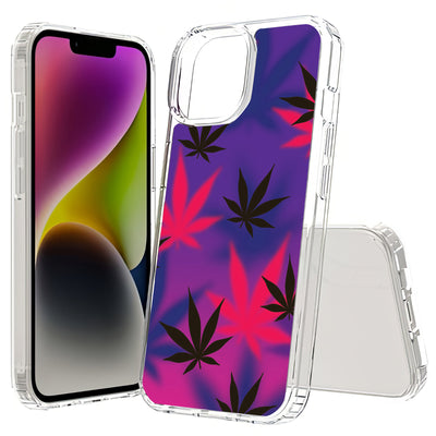 Marijuana 1 Print Slim Cover For Apple iPhone  (16,15,14,13,12, SE, Pro, Max, Plus), Print in USA