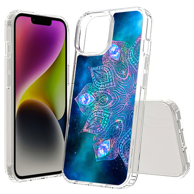 Nebula Mandala Print Slim Cover For Apple iPhone  (16,15,14,13,12, SE, Pro, Max, Plus), Print in USA