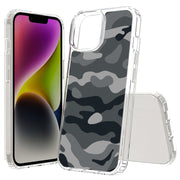 Winter Camo Print Slim Cover For Apple iPhone  (16,15,14,13,12, SE, Pro, Max, Plus), Print in USA