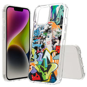 Street Graffiti Print Slim Cover For Apple iPhone  (16,15,14,13,12, SE, Pro, Max, Plus), Print in USA