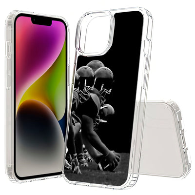 Football Player Print Slim Cover For Apple iPhone  (16,15,14,13,12, SE, Pro, Max, Plus), Print in USA