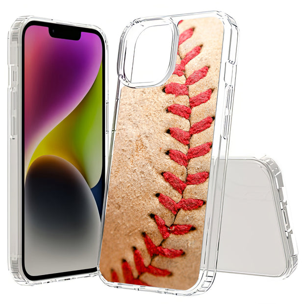 Baseball 2 Print Slim Cover For Apple iPhone  (16,15,14,13,12, SE, Pro, Max, Plus), Print in USA