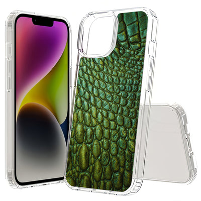 Satin Crocodile Print Slim Cover For Apple iPhone  (16,15,14,13,12, SE, Pro, Max, Plus), Print in USA