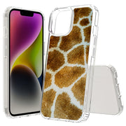 Giraffe Fur 1 Print Slim Cover For Apple iPhone  (16,15,14,13,12, SE, Pro, Max, Plus), Print in USA