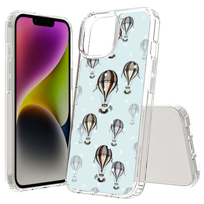 Hot Air Balloon Print Slim Cover For Apple iPhone  (16,15,14,13,12, SE, Pro, Max, Plus), Print in USA