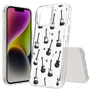 Rock Guitar Print Slim Cover For Apple iPhone  (16,15,14,13,12, SE, Pro, Max, Plus), Print in USA