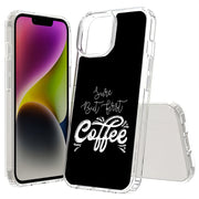 First Coffee Print Slim Cover For Apple iPhone  (16,15,14,13,12, SE, Pro, Max, Plus), Print in USA