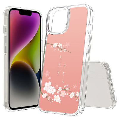 Cherry Blossom Print Slim Cover For Apple iPhone  (16,15,14,13,12, SE, Pro, Max, Plus), Print in USA