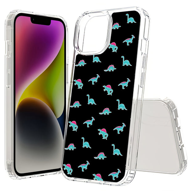 Dinosaurs Shape Print Slim Cover For Apple iPhone  (16,15,14,13,12, SE, Pro, Max, Plus), Print in USA