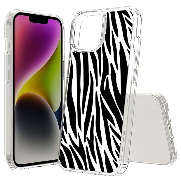 Zebra 2 Print Slim Cover For Apple iPhone  (16,15,14,13,12, SE, Pro, Max, Plus), Print in USA