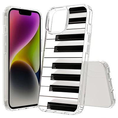 Piano Keys Print Slim Cover For Apple iPhone  (16,15,14,13,12, SE, Pro, Max, Plus), Print in USA