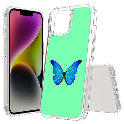 Butterfly Photo Print Slim Cover For Apple iPhone  (16,15,14,13,12, SE, Pro, Max, Plus), Print in USA