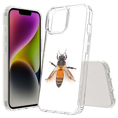 Bee Photo Print Slim Cover For Apple iPhone  (16,15,14,13,12, SE, Pro, Max, Plus), Print in USA