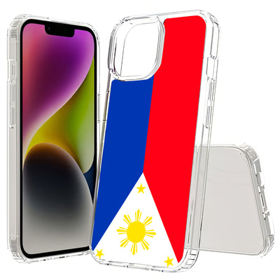 Philippines Print Slim Cover For Apple iPhone  (16,15,14,13,12, SE, Pro, Max, Plus), Print in USA