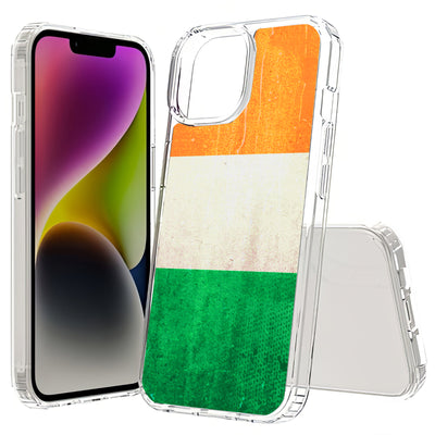 Ireland Flag  Print Slim Cover For Apple iPhone  (16,15,14,13,12, SE, Pro, Max, Plus), Print in USA