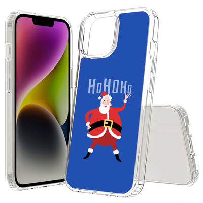 Santa Print Slim Cover For Apple iPhone  (16,15,14,13,12, SE, Pro, Max, Plus), Print in USA