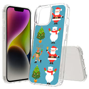 Cute Christmas Print Slim Cover For Apple iPhone  (16,15,14,13,12, SE, Pro, Max, Plus), Print in USA