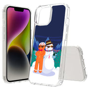 Cool Snowman Print Slim Cover For Apple iPhone  (16,15,14,13,12, SE, Pro, Max, Plus), Print in USA