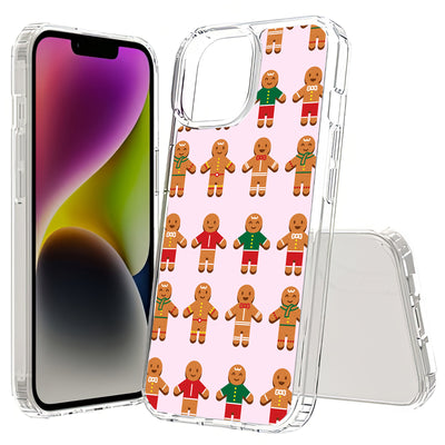 Gingerbread Man Print Slim Cover For Apple iPhone  (16,15,14,13,12, SE, Pro, Max, Plus), Print in USA