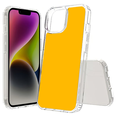 Yellow Orange Print Slim Cover For Apple iPhone  (16,15,14,13,12, SE, Pro, Max, Plus), Print in USA