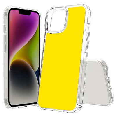 Yellow Print Slim Cover For Apple iPhone  (16,15,14,13,12, SE, Pro, Max, Plus), Print in USA