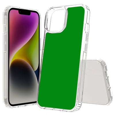 Green Print Slim Cover For Apple iPhone  (16,15,14,13,12, SE, Pro, Max, Plus), Print in USA