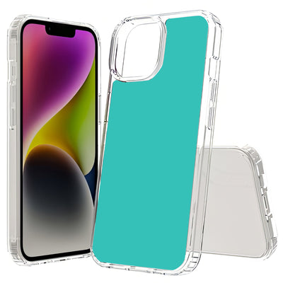 Cyan Green Print Slim Cover For Apple iPhone  (16,15,14,13,12, SE, Pro, Max, Plus), Print in USA