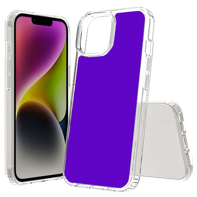 Blue Violet Print Slim Cover For Apple iPhone  (16,15,14,13,12, SE, Pro, Max, Plus), Print in USA