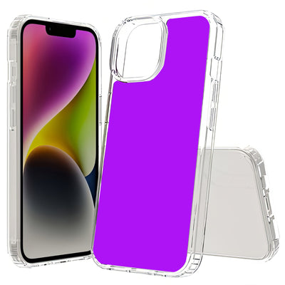 Purple Print Slim Cover For Apple iPhone  (16,15,14,13,12, SE, Pro, Max, Plus), Print in USA