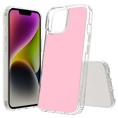 Light Pink Print Slim Cover For Apple iPhone  (16,15,14,13,12, SE, Pro, Max, Plus), Print in USA