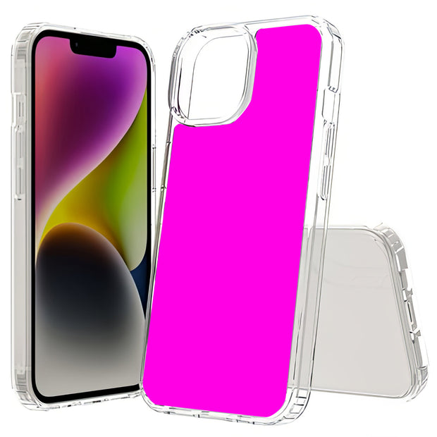 Fuchsia Print Slim Cover For Apple iPhone  (16,15,14,13,12, SE, Pro, Max, Plus), Print in USA