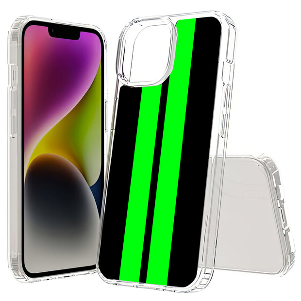 Racing Stripe 6 Print Slim Cover For Apple iPhone  (16,15,14,13,12, SE, Pro, Max, Plus), Print in USA