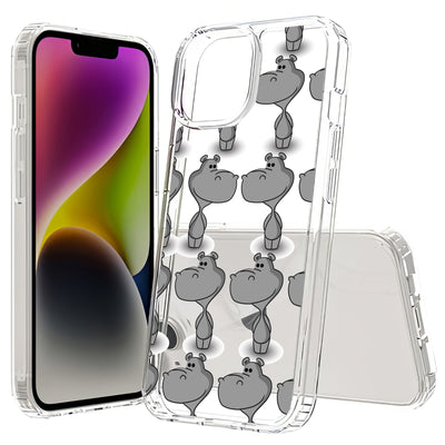 Hippo One Print Slim Cover For Apple iPhone  (16,15,14,13,12, SE, Pro, Max, Plus), Print in USA