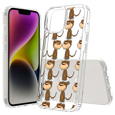 Monkey 1 Zodiac Print Slim Cover For Apple iPhone  (16,15,14,13,12, SE, Pro, Max, Plus), Print in USA