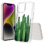 Cactus Bush Print Slim Cover For Apple iPhone  (16,15,14,13,12, SE, Pro, Max, Plus), Print in USA